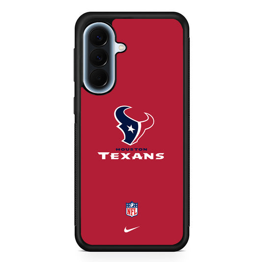 NFL Houston Texans Red Nike Samsung Galaxy A57 Case | Slim Samsung Galaxy A57 Protective Case