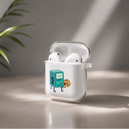 Beemo Play Skateboard Protective Clear Case Cover For Apple Airpods | Soft Silicone AirPods 1 / 2 Case | Protective Cover