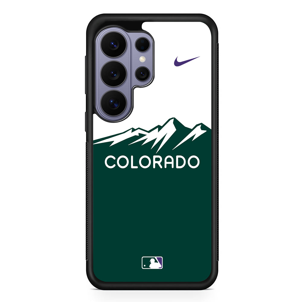 MLB Colorado Rockies Green Nike Samsung Galaxy S26 Ultra Case | Slim Durable Protective Cover