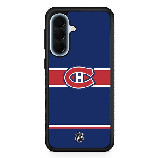 NHL Montréal Canadiens Navy Samsung Galaxy A57 Case | Slim Samsung Galaxy A57 Protective Case