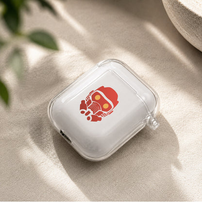 Guardians of the Galaxy Red Protective Clear Case Cover For Apple Airpods | Soft Silicone AirPods 1 / 2 Case | Protective Cover