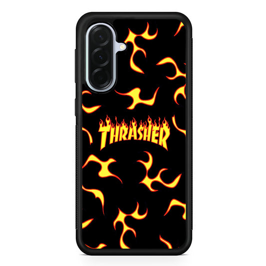 Thrasher Frame of Flame Samsung Galaxy A36 Case | Durable Samsung Galaxy A36 Protective Case
