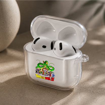 Dragon Ball Z Family Protective Apple Airpods 4 Clear Case - Durable Clear Protection