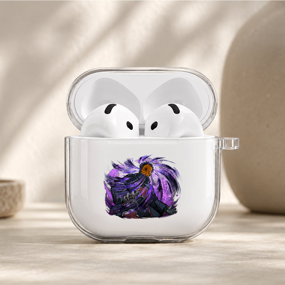 Obito Spiral Mask Protective Apple Airpods 4 Clear Case - Durable Clear Protection