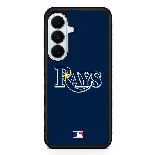 MLB Tampa Bay Rays Blue Logo Samsung Galaxy S26 Plus Case | Slim Protective Rubber Cover