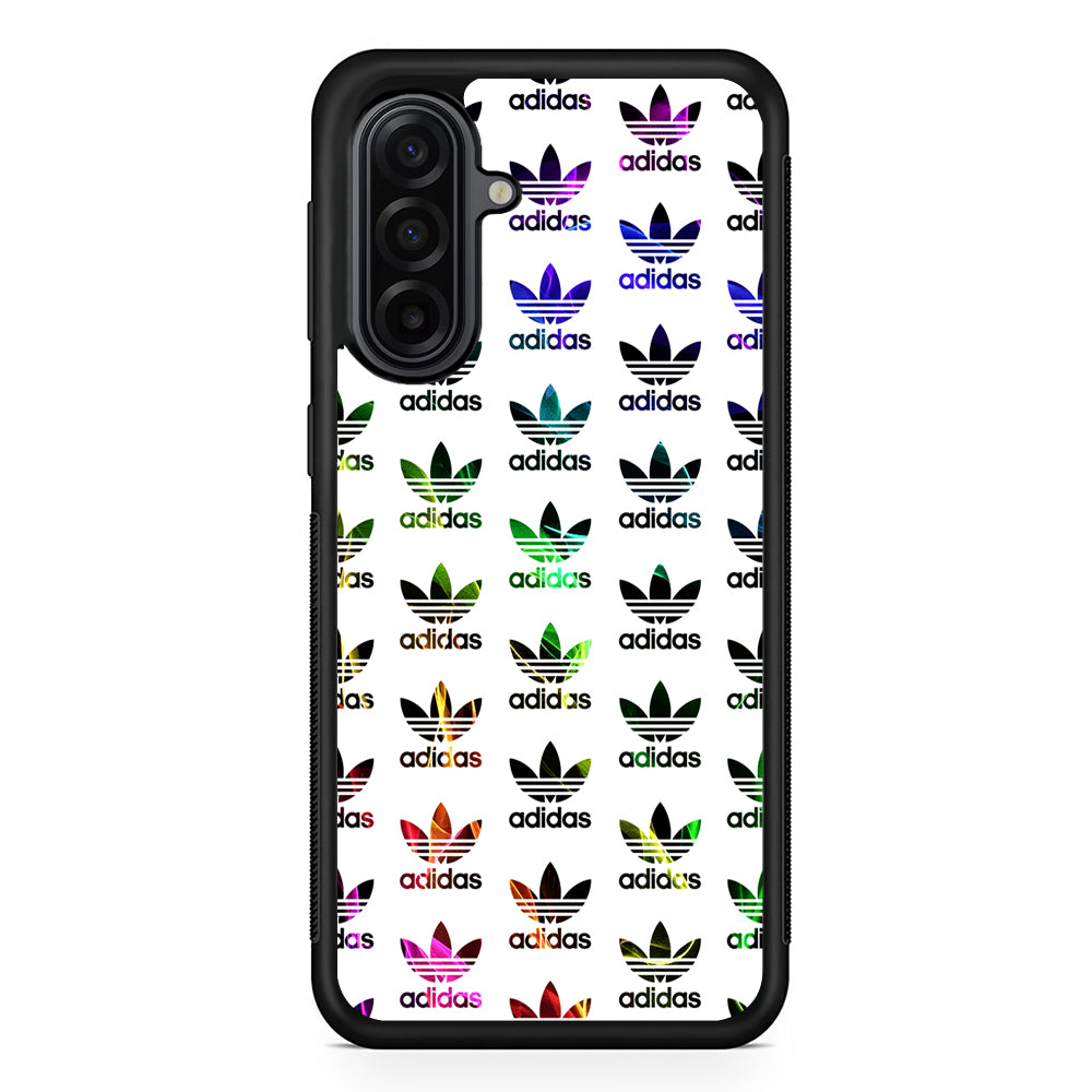 Adidas Smoke Colorful Pattern Samsung Galaxy A17 Case | Durable Rubber Samsung Galaxy A17 Phone Case
