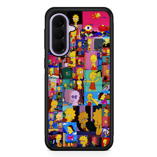 Lisa Simpson Aesthetic Samsung Galaxy A37 Case | Samsung Galaxy A37 Rubber Protective Case