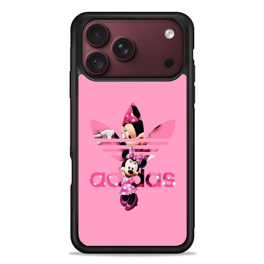 Adidas Cute Minnie Mouse iPhone 18 Pro Max Case – Slim Silicone Protective Cover