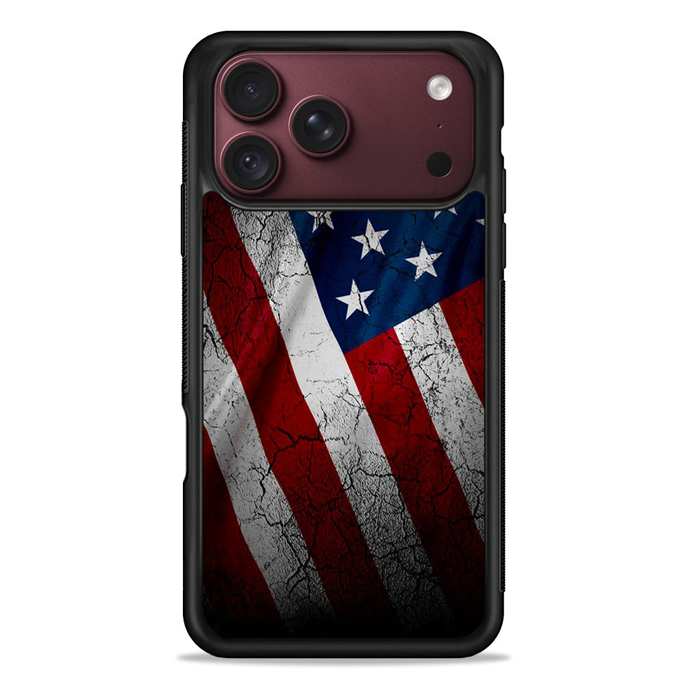 USA Flag 001 iPhone 18 Pro Max Case – Slim Silicone Protective Cover