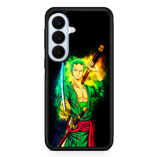 One Piece Roronoa Zoro Art Samsung Galaxy S26 Plus Case | Slim Protective Rubber Cover