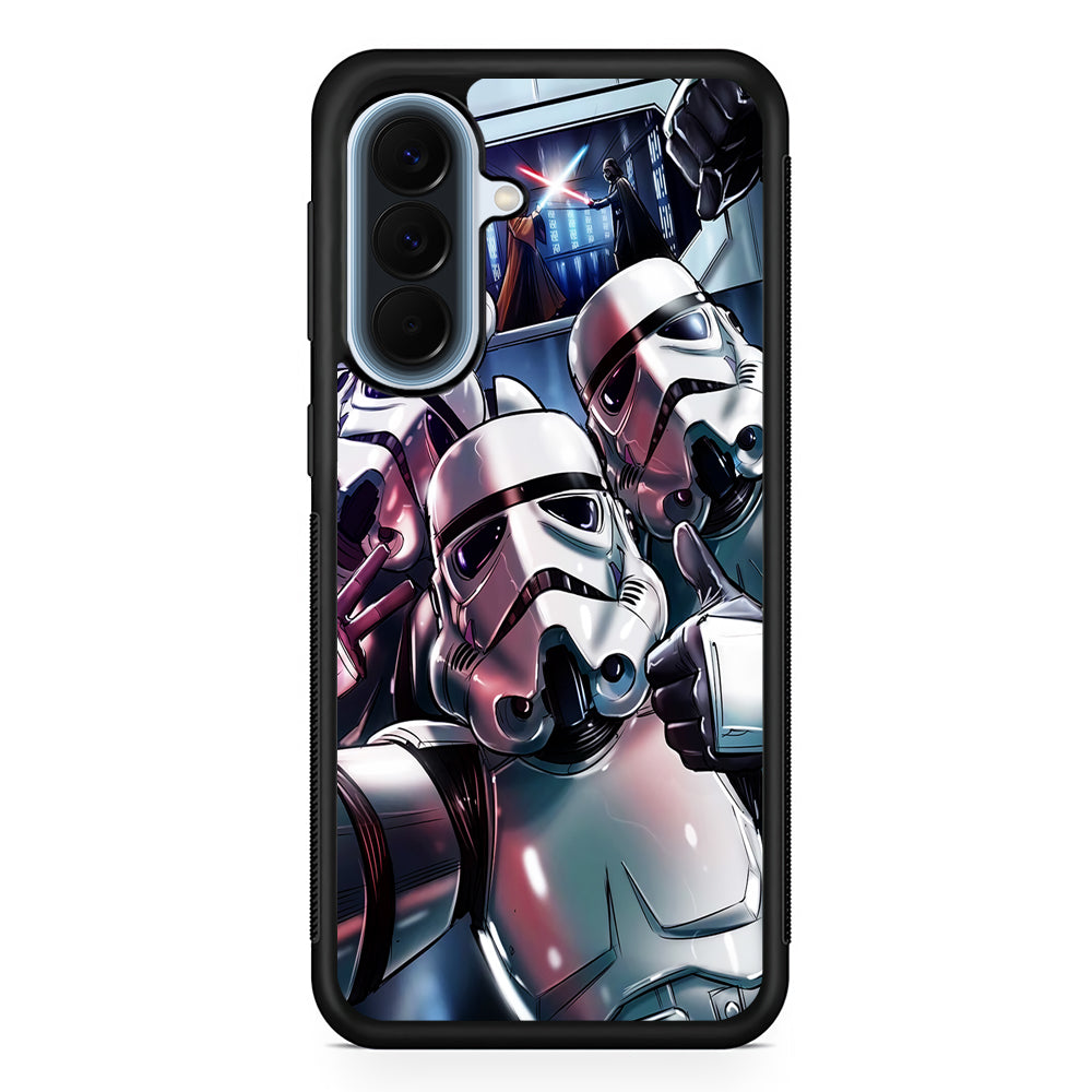 Star Wars Stormtrooper Selfie Samsung Galaxy A57 Case | Slim Samsung Galaxy A57 Protective Case