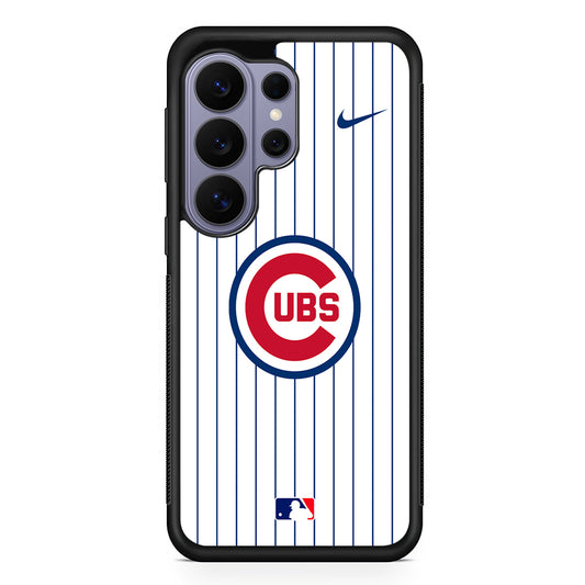 MLB Chicago Cubs White Nike Samsung Galaxy S26 Ultra Case | Slim Durable Protective Cover