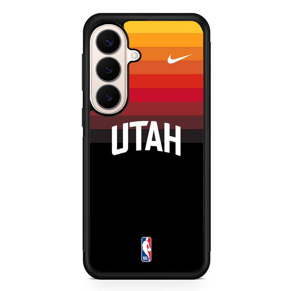 NBA Utah Jazz Black Nike Samsung Galaxy S26 Case – Slim Protective Phone Cover