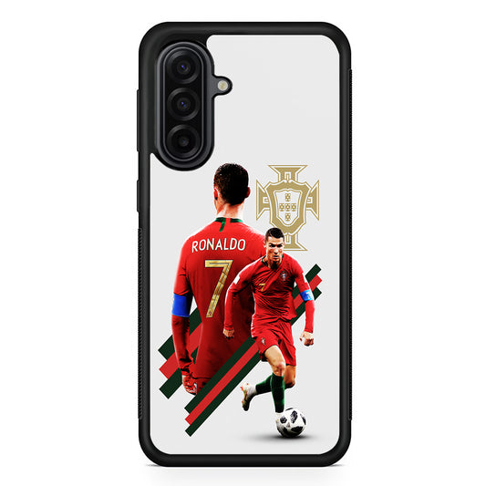 Cristiano Ronaldo Portugal Samsung Galaxy A17 Case | Durable Rubber Samsung Galaxy A17 Phone Case