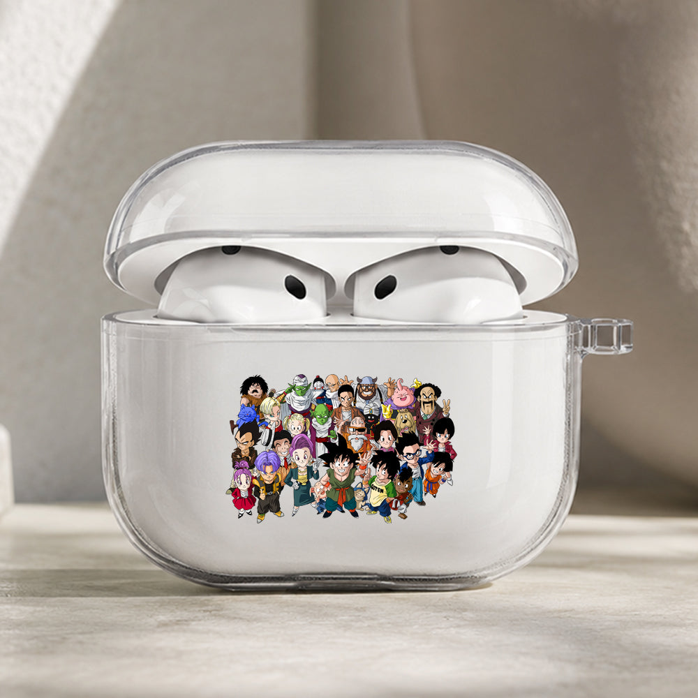 Dragon Ball Generation of Warriors Protective Apple AirPods Pro 3 Clear Case | Shockproof Cover