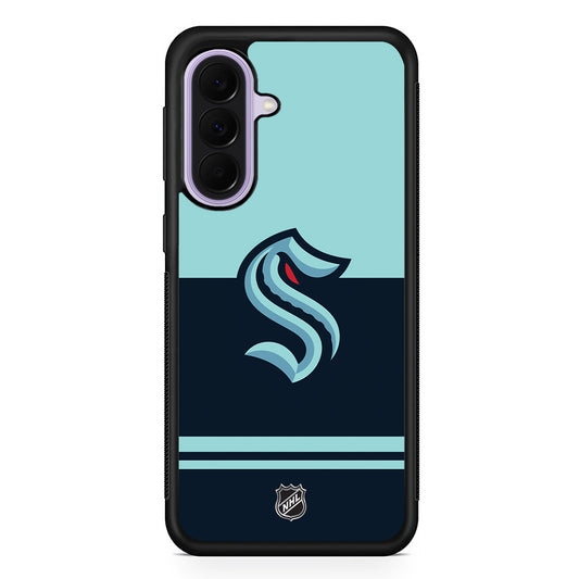 NHL Seattle Kraken Team Samsung Galaxy A37 Case | Samsung Galaxy A37 Rubber Protective Case