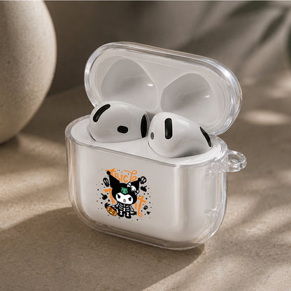 Kuromi Spooky Halloween Protective Apple Airpods 4 Clear Case - Durable Clear Protection