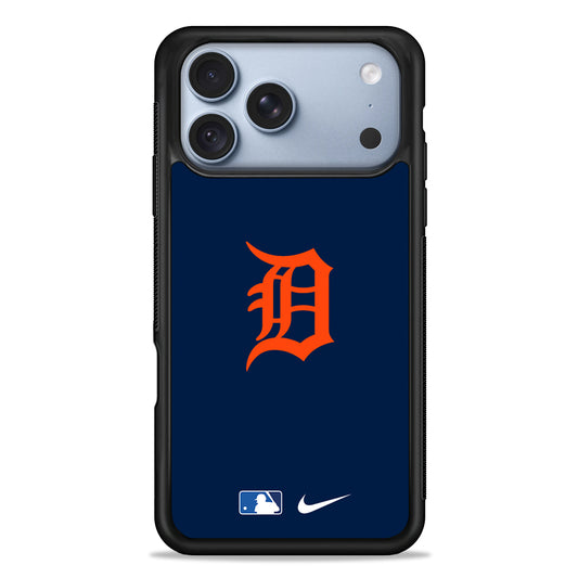 MLB Detroit Tigers Navy Nike iPhone 18 Pro Case - iPhone 18 Pro Silicone Case