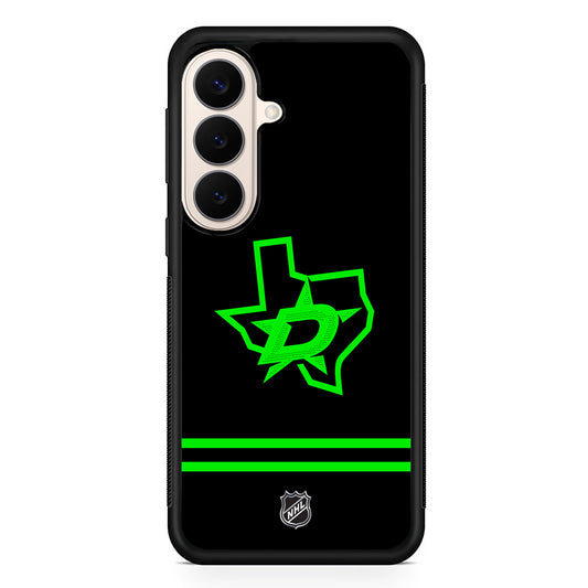 NHL Dallas Stars Black Samsung Galaxy S26 Case | Durable Protective Rubber Cover