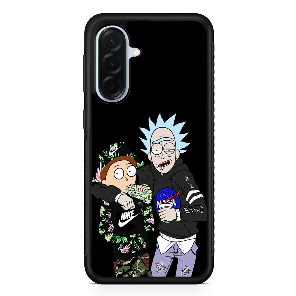 Nike X Nasa Rick and Morty Samsung Galaxy A36 Case | Durable Samsung Galaxy A36 Protective Case