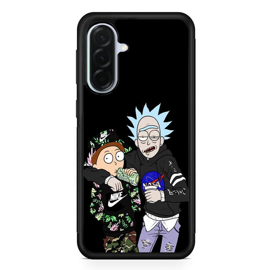Nike X Nasa Rick and Morty Samsung Galaxy A36 Case | Durable Samsung Galaxy A36 Protective Case