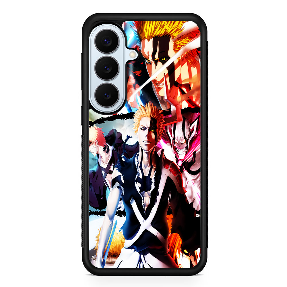 Bleach Ichigo Kurosaki Collage Samsung Galaxy S26 Plus Case | Slim Protective Rubber Cover