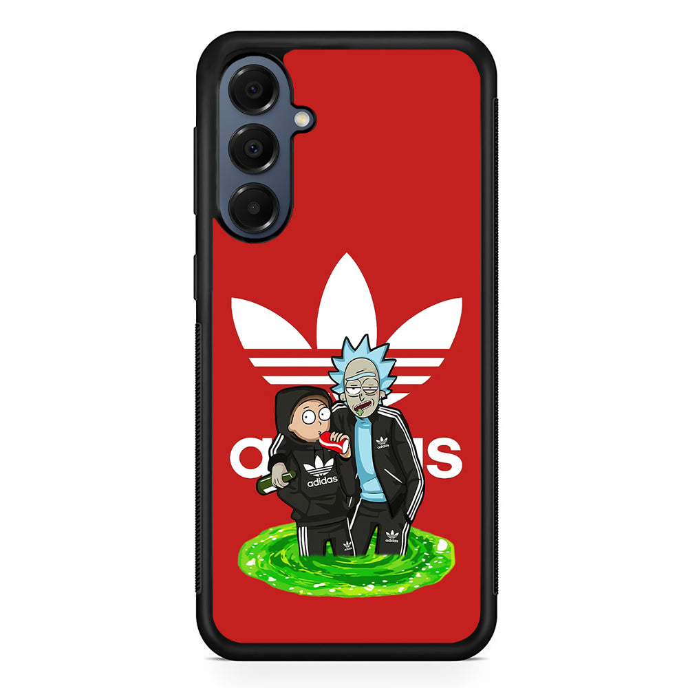 Adidas Rick and Morty Portal Samsung Galaxy A16 Case | Slim Protective Cover for Samsung Galaxy A16