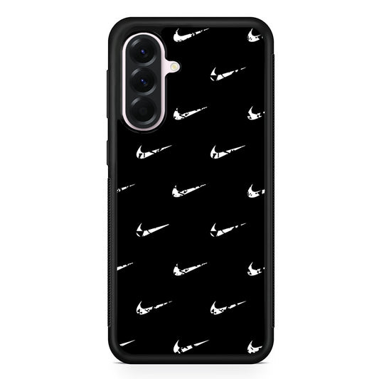 Nike Logo Pattern Samsung Galaxy A56 Case | Samsung Galaxy A56 Protective Rubber Case