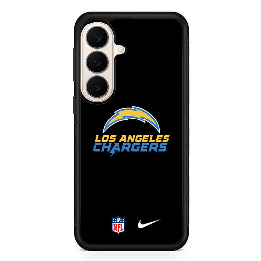 NFL Los Angeles Chargers Nike Logo Samsung Galaxy S26 Case – Slim Protective Phone Cover