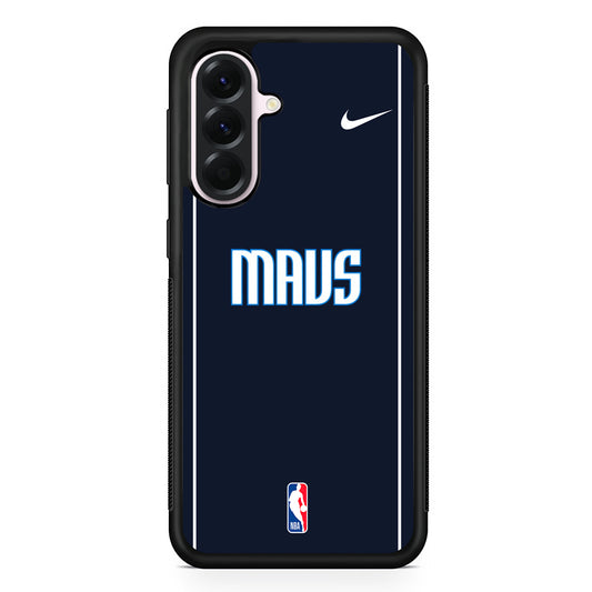 NBA Dallas Mavericks Navy Nike Samsung Galaxy A56 Case | Samsung Galaxy A56 Protective Rubber Case