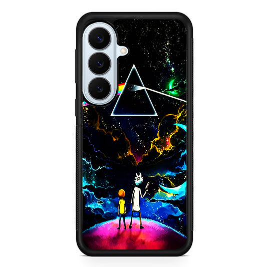 Rick and Morty Triangle Painting Samsung Galaxy S26 Plus Case | Slim Protective Rubber Cover