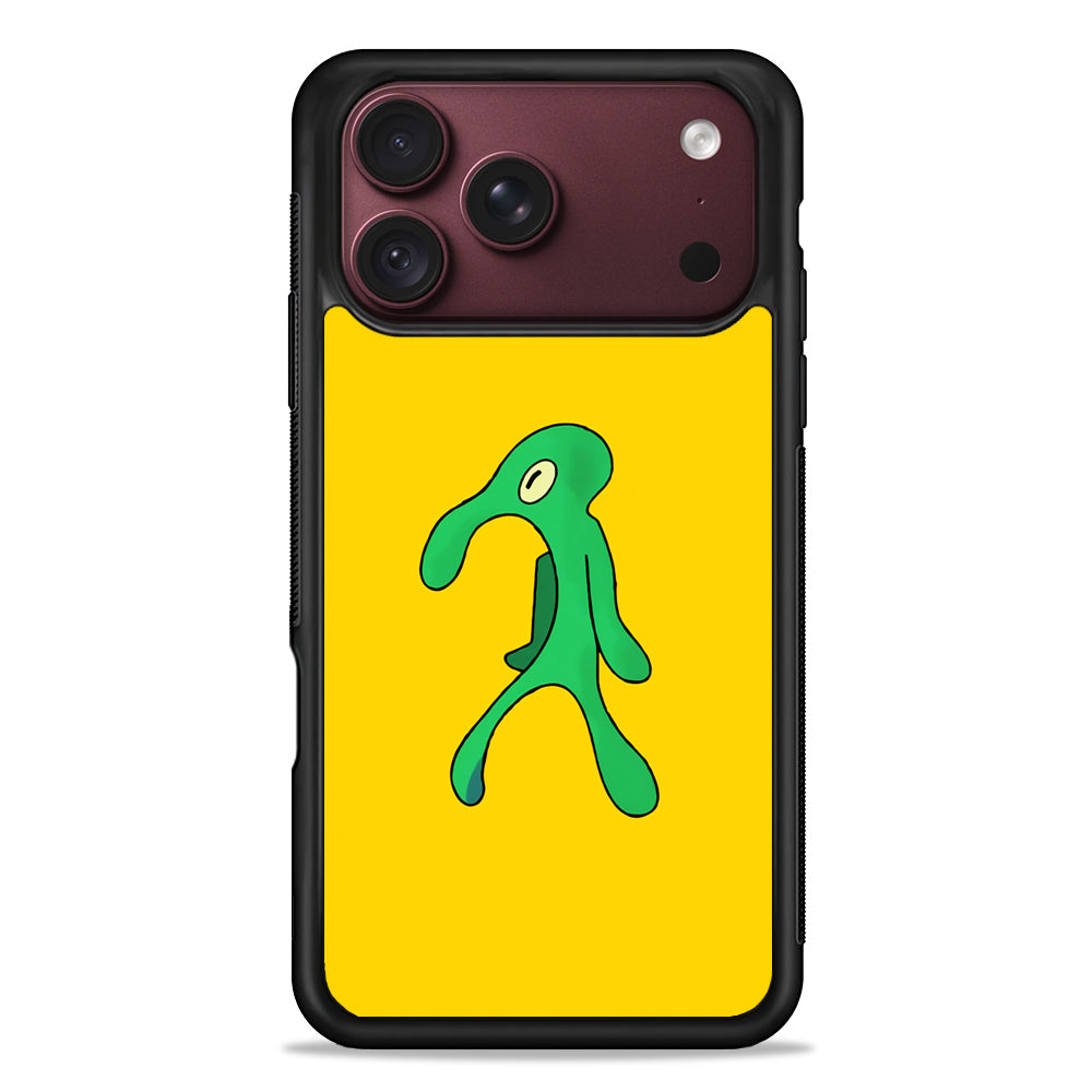 Squidward Painting Masterpiece iPhone 18 Pro Max Case – Slim Silicone Protective Cover