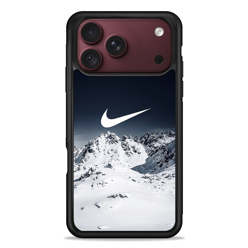 Nike Winter Mount iPhone 18 Pro Max Case – Slim Silicone Protective Cover
