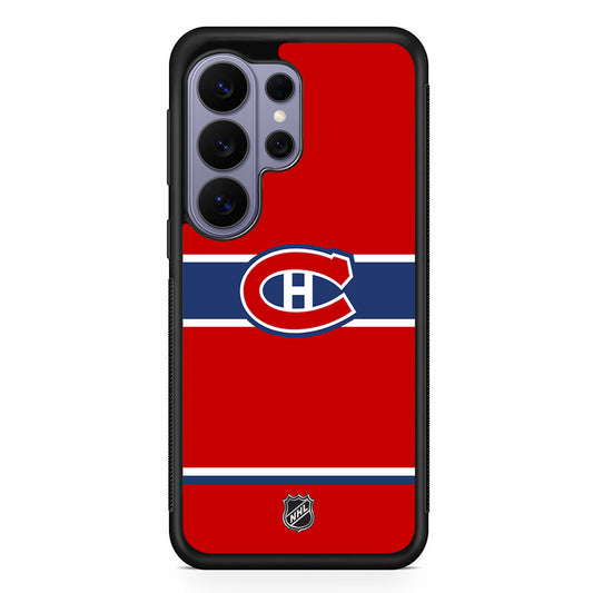 NHL Montréal Canadiens Red Samsung Galaxy S26 Ultra Case | Protective Rubber Cover