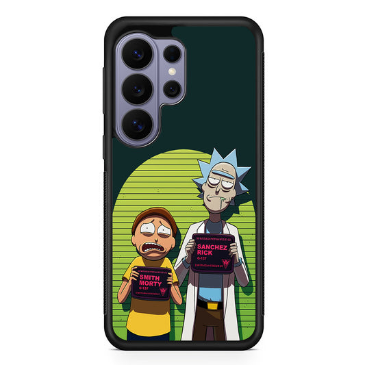 Rick and Morty Prisoner Samsung Galaxy S26 Ultra Case | Protective Rubber Cover