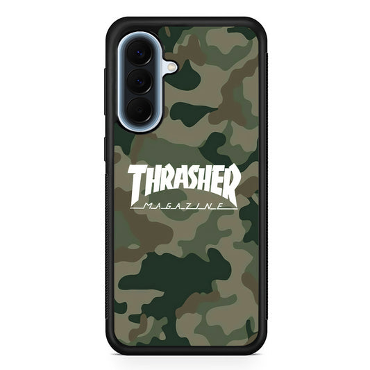 Thrasher Magazine Green Army Samsung Galaxy A57 Case | Slim Samsung Galaxy A57 Protective Case