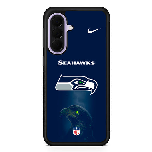 NFL Seattle Seahawks Navy Nike Samsung Galaxy A37 Case | Samsung Galaxy A37 Rubber Protective Case