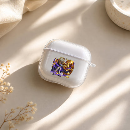 Yu-Gi-Oh Marik Gold Dragon Protective Apple Airpods 4 Clear Case - Durable Clear Protection