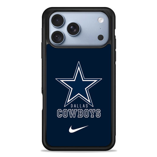 NFL Dallas Cowboys Navy Nike iPhone 18 Pro Case - iPhone 18 Pro Silicone Case