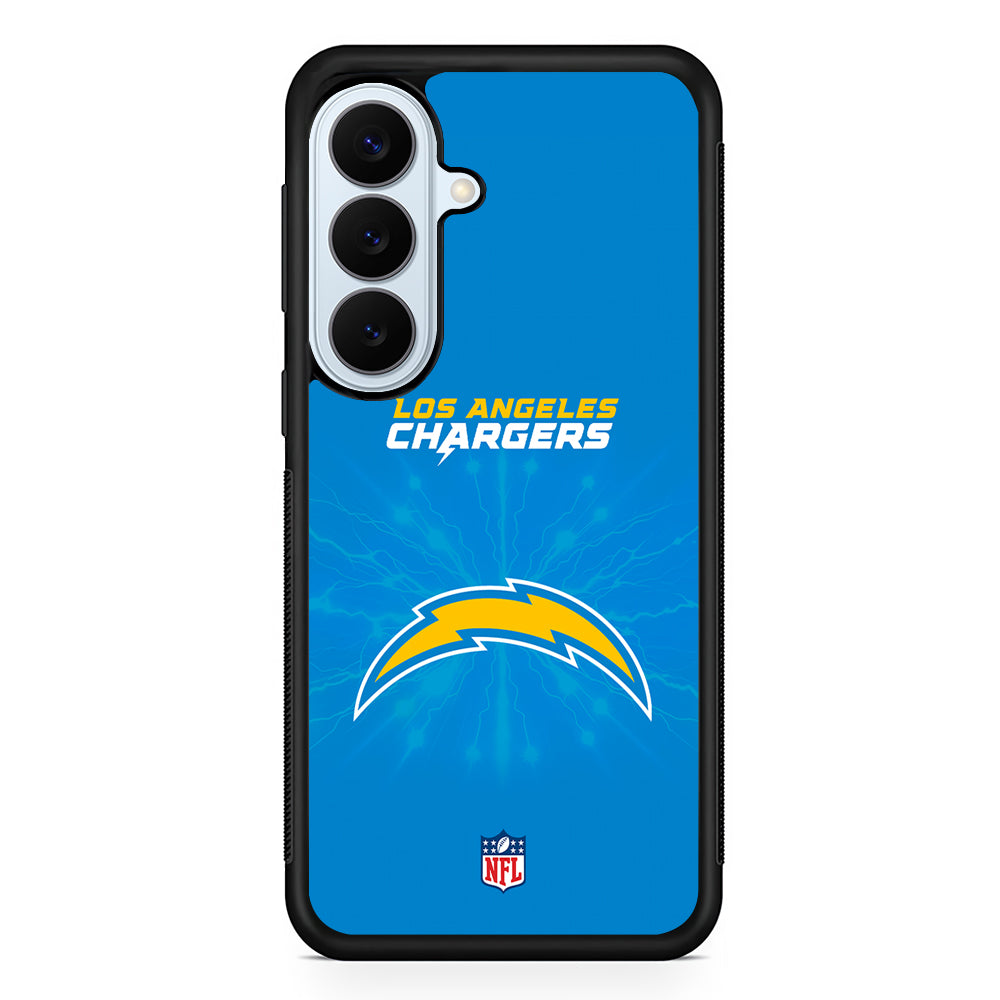 NFL Los Angeles Chargers Blue Samsung Galaxy S26 Plus Case | Slim Protective Rubber Cover