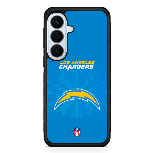 NFL Los Angeles Chargers Blue Samsung Galaxy S26 Plus Case | Slim Protective Rubber Cover