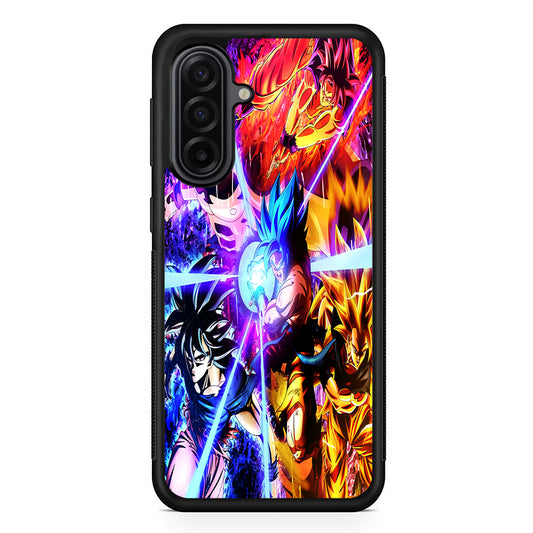 Dragon Ball Super Saiyan Kamehameha Samsung Galaxy A17 Case | Durable Rubber Samsung Galaxy A17 Phone Case