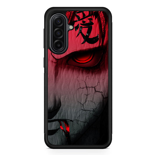 Naruto Gaara Face Samsung Galaxy A17 Case | Durable Rubber Samsung Galaxy A17 Phone Case