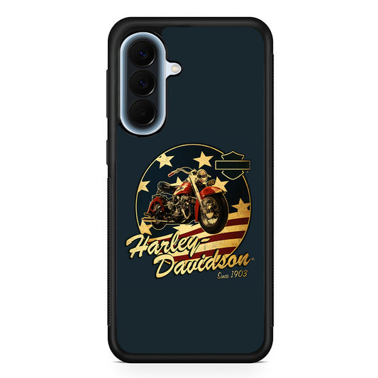 Harley Vintage Logo Samsung Galaxy A57 Case | Slim Samsung Galaxy A57 Protective Case