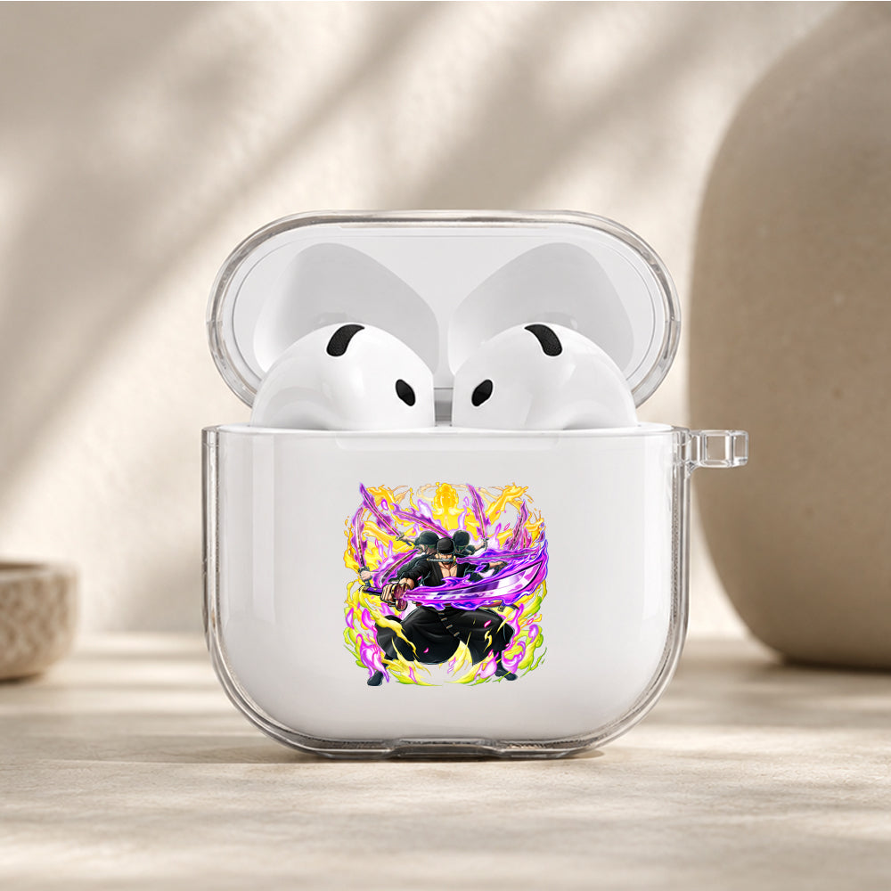 Zoro The Asura Reborn Protective Apple Airpods 4 Clear Case - Durable Clear Protection
