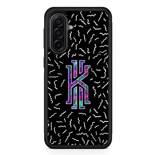 Kyrie Irving Small Striped Pattern Samsung Galaxy A17 Case | Durable Rubber Samsung Galaxy A17 Phone Case