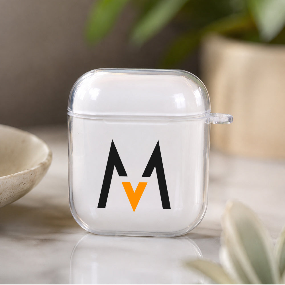 Maroon 5 Iconic M Protective Clear Case Cover For Apple Airpods | Soft Silicone AirPods 1 / 2 Case | Protective Cover