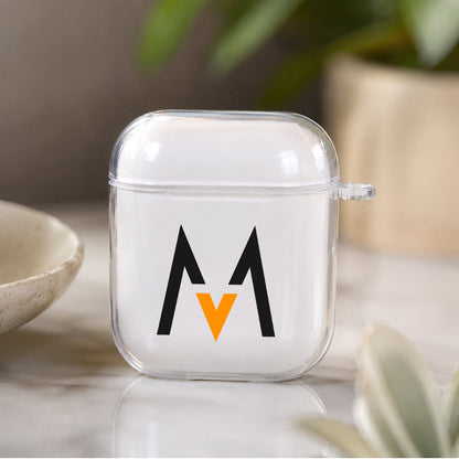 Maroon 5 Iconic M Protective Clear Case Cover For Apple Airpods | Soft Silicone AirPods 1 / 2 Case | Protective Cover
