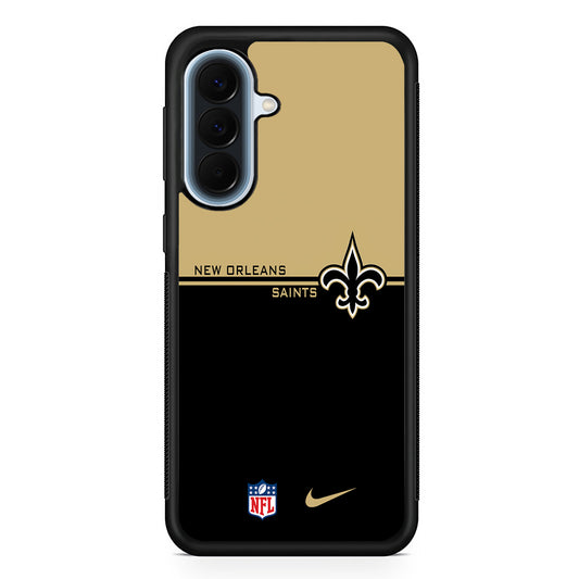 NFL New Orleans Saints Team Nike Samsung Galaxy A57 Case | Slim Samsung Galaxy A57 Protective Case