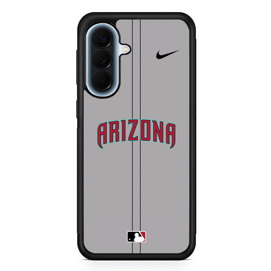 MLB Arizona Diamondbacks Gray Nike Samsung Galaxy A57 Case | Slim Samsung Galaxy A57 Protective Case